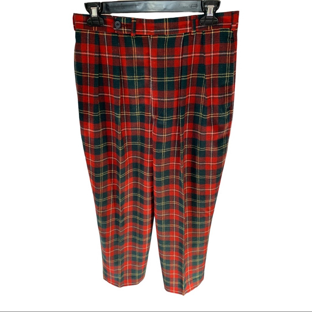 Vintage Plaid Corbin Ltd Golf Pants